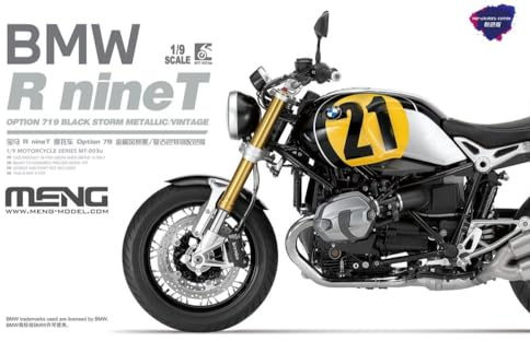 Meng 1/9 BMW R Nine T, Option 719, Black Storm