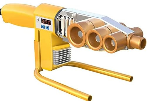 Muffenschweißgerät Schweißgerät Kunststoff mit Digitalanzeige, Rohrschmelzschweißen 20/25/32/40/50/63mm für PPR PE PP,220V 1000W