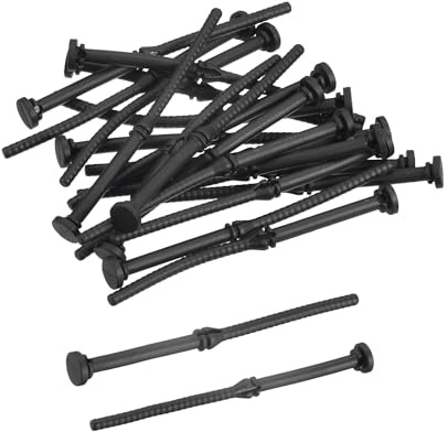 sourcing map 20 Stück Gehäuselüfter Befestigung Schrauben Silikon Reduziert Geräusche Vibrationen Befestigungsstift Niet 7.7mm x 72.7mm für PC Gehäuse Lüfter