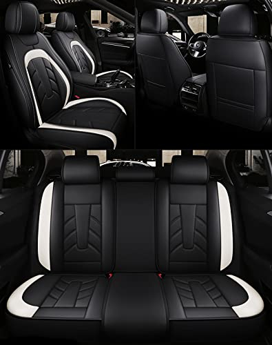 Prelea Autositzbezüge Sitzbezüge Auto Universal Set Leder für VW Volkswagen T5 T6 multivan/MK6 Zubehör Innen Auto Zubehör