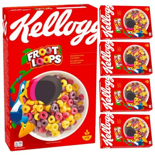 Froot Loops Cerealien Muesli Cornflakes 350 gramm x 5 Stück