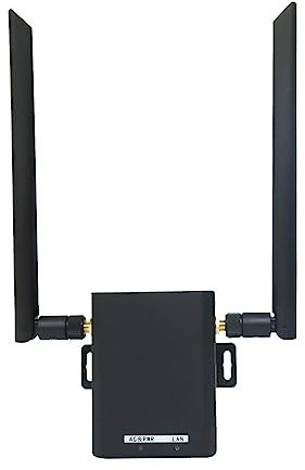 JUNELIONY H927 4G Router inalámbrico industrial 4G LTE CAT4 150 Mbps ranura SIM Router WiFi hasta 16 usuarios con 2 antenas SMA-EU