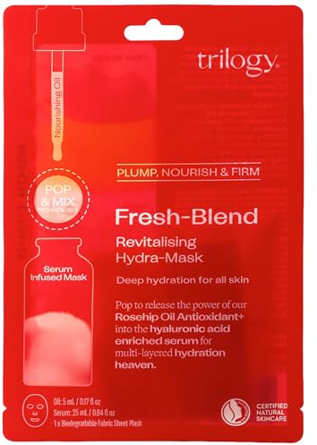 Trilogy Fresh-Blend Revitalising Hydra-Mask, Facial Sheet Mask, 1 Sheet