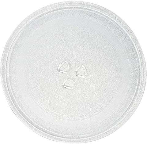 Yurhuit Microwave Plate Spare Microwave Dish Universal Microwave Turntable Glass Plate Round Replacement Plate