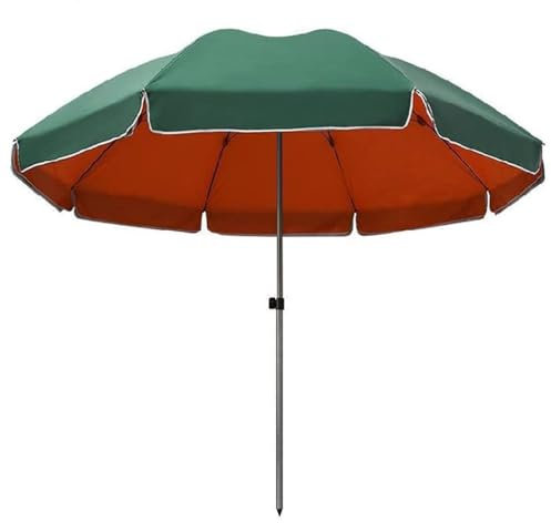 PLMNBQWE Parasol de Jardin, Parapluie, Vert, réglage de la Hauteur à Quatre Vitesses, Parasol de Plage Amovible et Facile à Ranger, Parapluie d'extérieur pour terrasse de Jardin extérieur