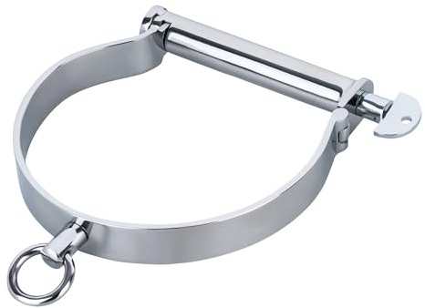 Halseisen - Darby Style - BDSM Halsreif aus Stahl Größe small/medium