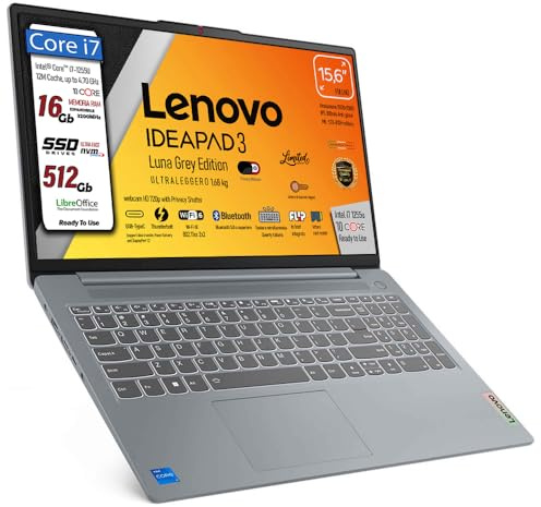 Lenovo Notebook PC Portatile i7 1255U 10Core 16GB RAM 15,6 Full HD