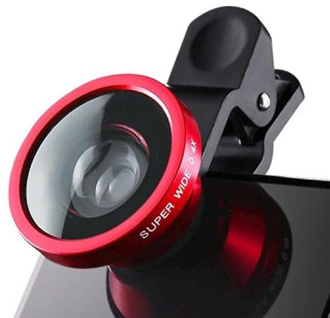 Lente De Teléfono Móvil - Lente De Cámara De De Metal | Selfie Objetivo | De Celular De La De Cámara Universal | Clip En El Diseño De De De