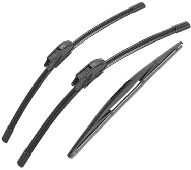 3PCS Car Wiper Blades Set Kit Front Windshield Brushes Windscreen Window 24+16+12, For Mazda 6 Wagon 2007-2012