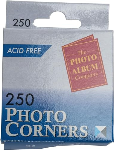 The Photo Album Company Spenderbox mit 250 Fotos Foto-Ecke, transparent Fotoecke