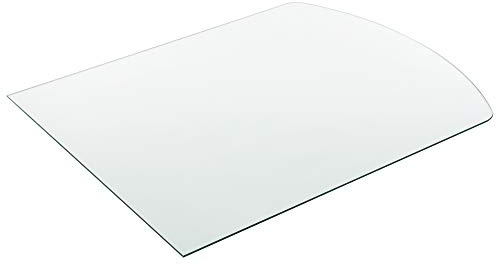 [neu.haus] Glasplatte 'Glasgow' 110x85cm Eckig Glasscheibe Tischplatte ESG Glas Kaminplatte Kaminglas DIY Tisch