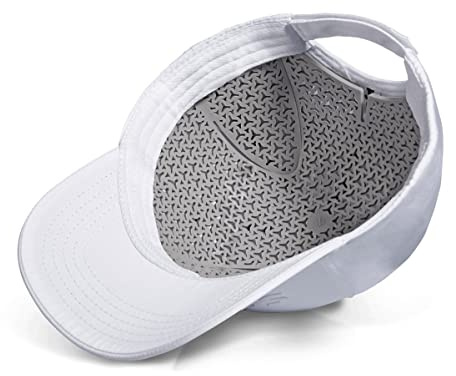 Easy Lakeballs safetee Golf Cap Damen + X-Light Protektor safetee Größen L (58cm), safetee Farben Tiger Tee White