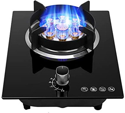 Estufa De Gas De Un Solo Quemador De 32 Cm, Quemador Wok De Fuego Grande De 5.2KW-9 Cavidades, Protección Contra Llamas Contra Fugas De Gas, Adecuado for El Hogar Cocina Acampar Al Aire Libre (Size :