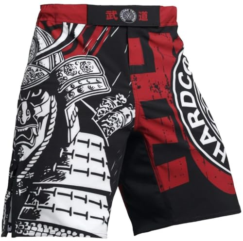 Hardcore Training Fight Shorts Kurze Hose Herren MMA BJJ Grappling Fitness Boxen Muay Thai No Gi