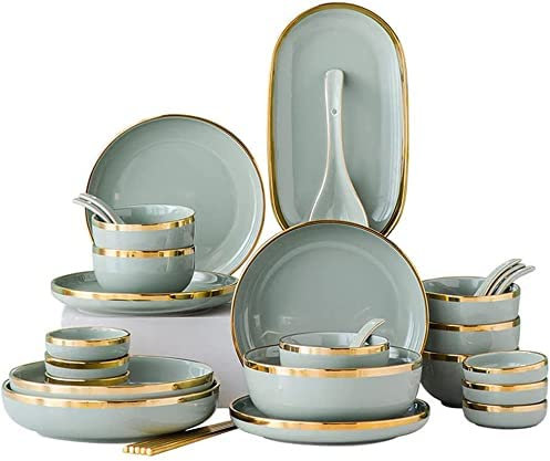 Juegos combinados de porcelana Servicio de vajilla de cerámica de Phnom Penh