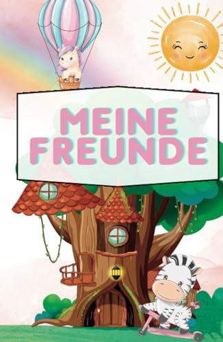 Freundebuch Zebra und Einhorn