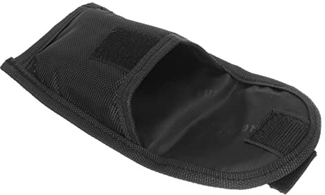 Schwarze Mundstücktasche aus Oxfordstoff für Saxophon und Trompetenteile | Kompakt, Weich und Leicht, für Musikbeutel oder Gymbag, Tragbar und Platzsparend