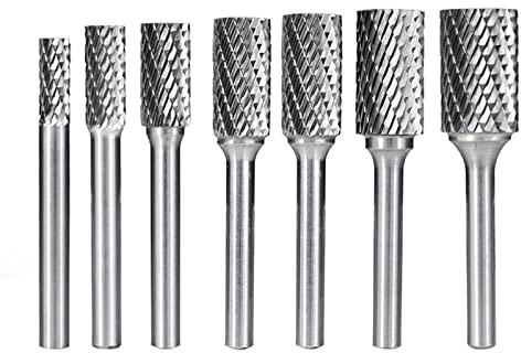 ERNZI 1 STÜCK Drehfeile Double-Cut A Typ CNC Gravur Bit 6mm Schaft for Metallbearbeitung Schnitzwerkzeuge Hartmetall Frässtifte (Color : 6x20x10mm)