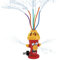 alldoro 60215 Wassersprinkler Hydrant - für Kinder ab 3 Jahren - mit wasserspritzenden Schläuchen - bunt – 13,5 x 9,5 x 22,5 cm, Rot