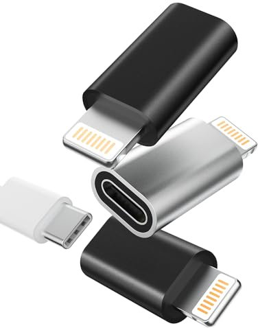 Adattatore da USB C a Lightning (3 pezzi) per Apple MFI Certified per iPhone 14 13 Type-c Female Jack di ricarica presa lightning cavo PD Charger Data Adapter Accessori per iPad Converter