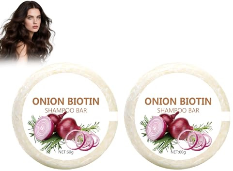 Eazerom Barra de Champú de Romero de Cebolla,Limpieza Profunda Capilar, Control Natural Del Frisado Diario Para Toda La Familia,Onion Bar para el Crecimiento del Cabello,Jabón para el Cabello
