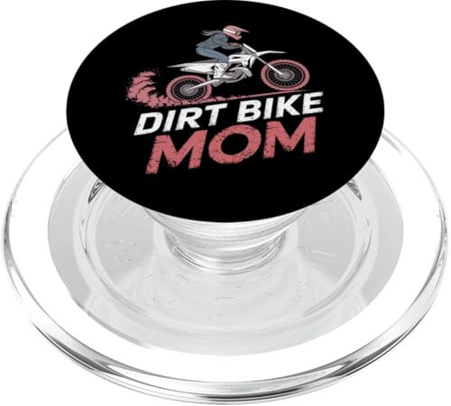 Dirt Bike Mom fait du vélo tout-terrain PopSockets PopGrip pour MagSafe