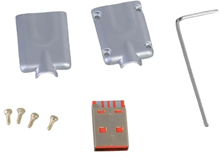 Sehuby USB 2.0 4 Pin Male Port Connector Adapter Plug Socket Connector Solder Welding Plate for USB Power Supply Breadboard