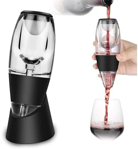 PRIMEGA Vin Rouge vin décanteur Rapide verseur de vin Filtre boîte de Couleur