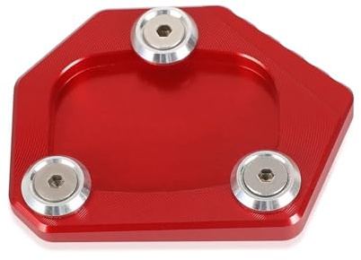 Motorrad Ständer Unterlage Geeignet Für CB 125R 300R/F 400X 500X/F 650R Ständerfuß-Seitenständer-Vergrößerungsträgerplatte(Red)