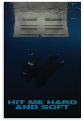 HUANGFX Kunstdruck auf Leinwand, Motiv: Hit Me Hard And Soft, 60 x 90 cm, ungerahmt