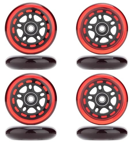 WSDAV 85A Inline Skate Wheels 8-Pack de 8 - Roues de Roller Hockey avec roulements ABEC-9 et entretoises flottantes