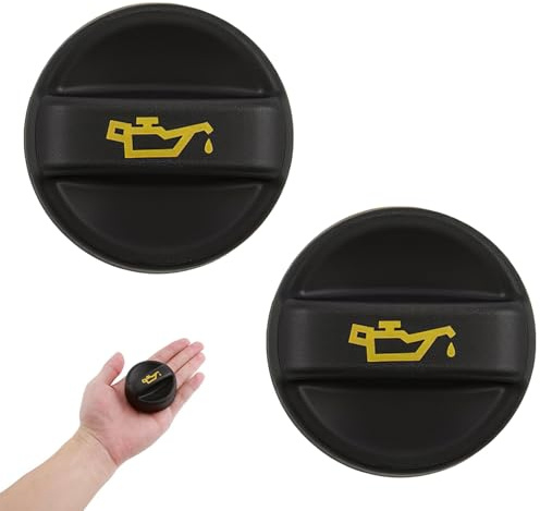 SIXHAOBU Tappo di Riempimento Olio Motore, Tappo Filtro Olio Motore,per Peugeot Citroën Ford 9670015080 9675477380