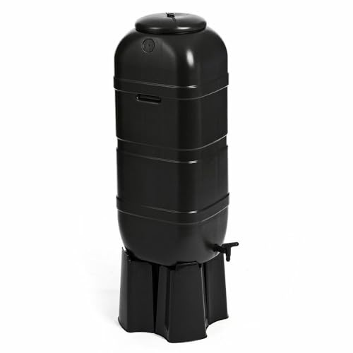 Regentonne Wassertonne Regenfass Wasserfass mit Stand Zubehör Füller 100 Liter
