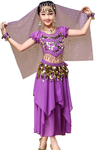 Astage Mädchen Elegante Kleid Bauchtanz Indianisch Kostüme Halloween Karneval Kostüme