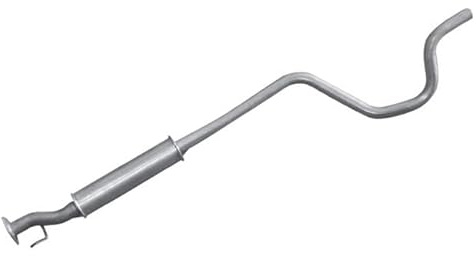 IZAWIT 44.007 Marmitta centrale centro Silenziatore centrale