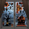 98pcs Halloween Decorations | 8 Sheets Halloween Window Stickers | Double Side Stickers with Bats & Spiders