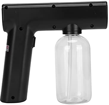 Pistola Pulverizadora de Niebla de Nanómetro Portátil Atomiz de Niebla Eléctrica, Nebulizador Eléctrico Multifuncional, Pulverizador de Limpieza Inalámbrico Negro (Negro)