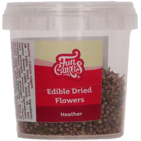 FunCakes Essbare Getrocknete Blumen Heidekraut: Gebrauchsfertig für Kuchendekoration, perfekt für Geburtstags- und Hochzeitstorten, Cupcakes und mehr, 10g