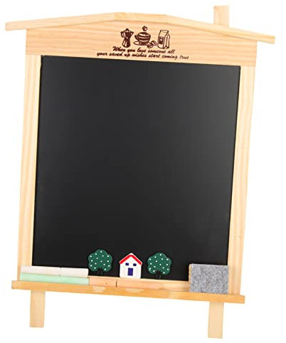 FUNOMOCYA Kleine Kreidetafeln Zum Beschriften Holzhandwerk Mehrzweck Nachricht Board Wiederverwendbare Kreide Boards Tafel Zum Aufstellen Mit Staffelei
