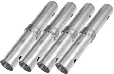 WOONEKY Heavy Duty Scaffolding Connector Rod Scaffold Tool Metal Scaffolding Accessories for Mobile Scaffold Construction 4Pcs Sturdy Weld on Trailer Gate Hinges
