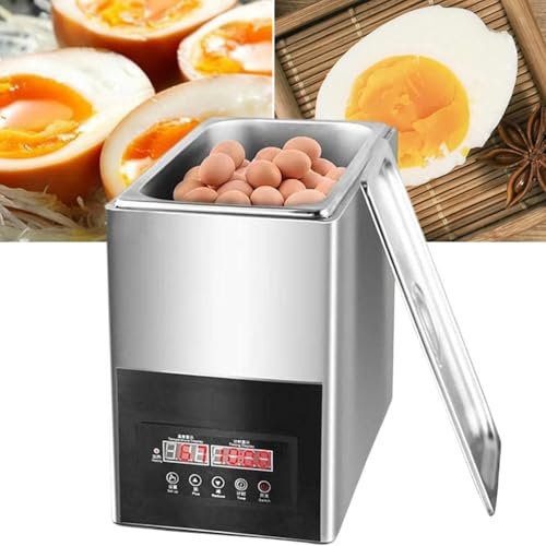 Commercial Automatic Hot Spring Egg Cooker, 800W Electric Egg Cooker, for Hot Spring Eggs, Soft Soft-Boiled Eggs, Half-Boiled/Fully-Boiled Eggs~/