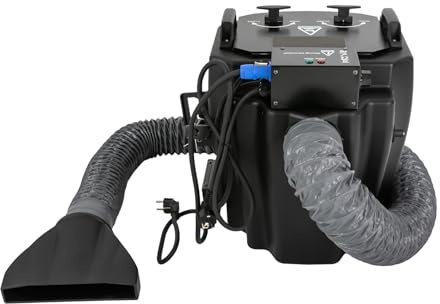 Nebelmaschine, 6000W Trockeneis Nebeleffekt Maschine Elektronische Temperaturregelung Tragbare trockeneismaschine 2152ft² Nebelmaschine Bühneneffekt