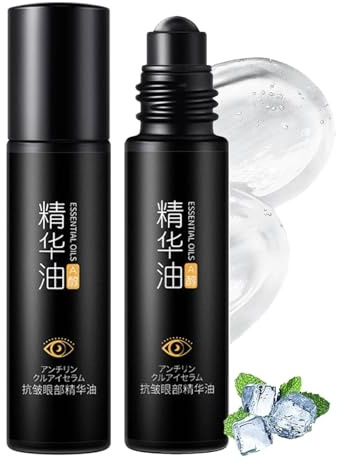 Augenserum Männer gegen Augenringe, Augencreme gegen Falten und Augenringe, Augencreme gegen Tränensäcke and Fältchen, Augencreme Männer mit Soforteffekt, Augenpflege Männer (10ml, 1PC)