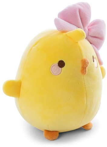 NICI Kuscheltier Piu Piu mit Schleife 16cm in Verpackung - gelb - 62783 | Stofftier aus weichem Plüsch, niedliches Plüschtier zum Kuscheln und Spielen, für Kinder & Erwachsene, tolle Geschenkidee