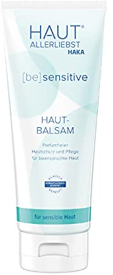 HAKA Haut-Balsam, 200 ml, Feuchtigkeitscreme für trockene Haut & Gesicht, intensiv pflegende Hautcreme ohne Parfum & Farbstoffe, dermatologisch getestet