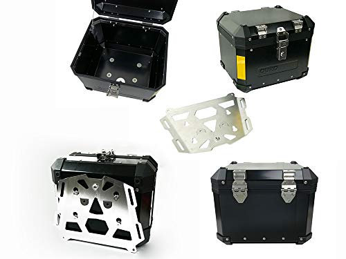 motorsportgoetz Topcase + Adapterplatte + Schloss Ersatzteil für/kompatibel mit Africa Twin CRF 1000L