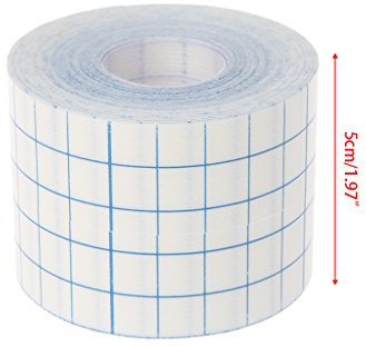 Dabixx Bande adhésive pour Pansement des plaies, Bandage médical de Bande de Fixation de Pansement adhésif Non tissé hypoallergénique - 5cm x 10m