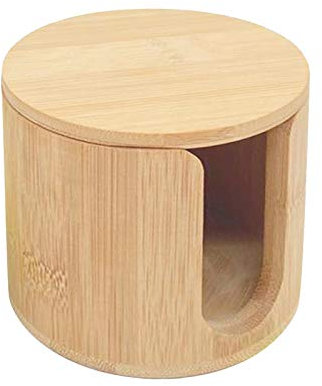 Hamaio Dischetti Struccanti per bambù - Tamponi Struccanti Riutilizzabili, Confezione da 16 Tamponi con Un Sacchetto di Cotone E Una Scatola di bambù, per Tutti Tipi di Pelle E Lavabile in Lavatrice