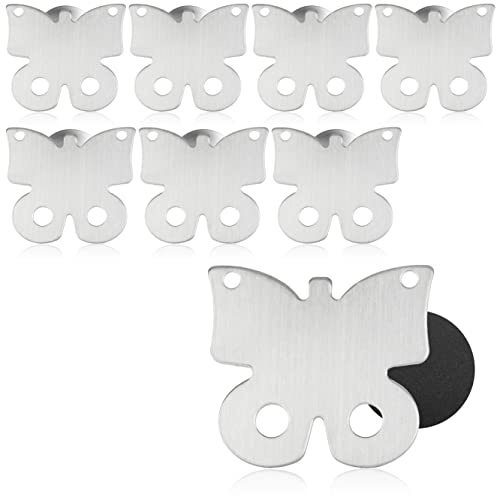 com-four® 8x pesi tovaglia magnetici acciaio inox - fermagli pesanti - clip fissaggio tavolo