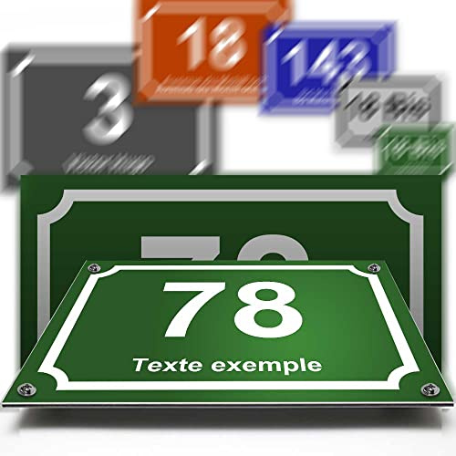 ALUMINIUM / PE PLAQUE SIGN PLAQUE SIGN FOR HOMES, GARAGES, DOORS AND LETTER BOX CLASSIC COLLECTION 2 LINES